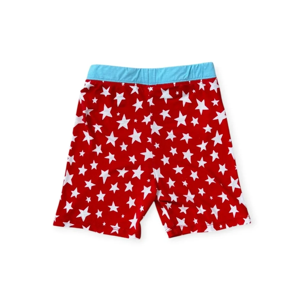 Sleepy Drew Toddler 3T Red White Star Short Sleeve Pajama Set